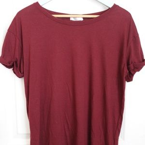Basic Maroon Top
